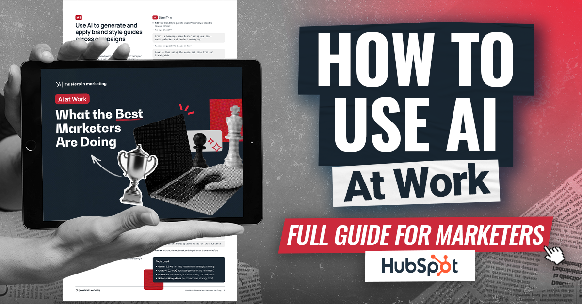 How to use AI at work — full guide for marketers