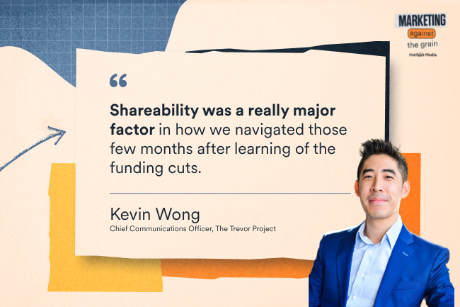 Shareability was a really major factor in how we navigated those few months after learning of the funding cuts.