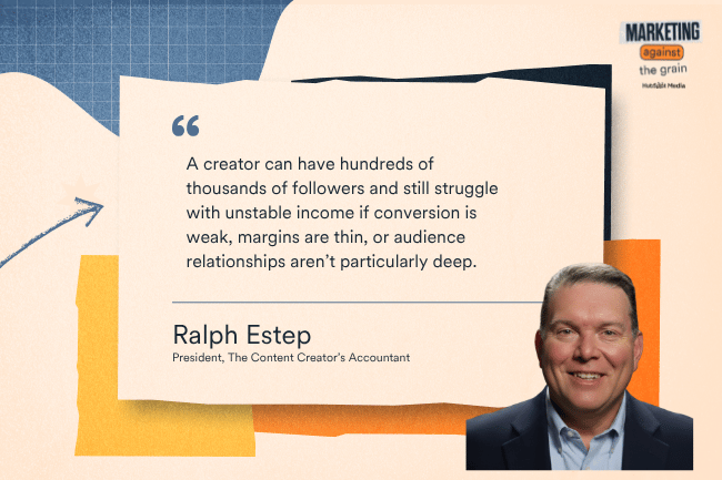 A creator can have hundreds of thousands of followers and still struggle with unstable income if conversion is weak, margins are thin, or audience relationships aren’t particularly deep.