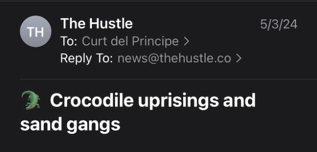 Crocodile uprisings and sand gangs